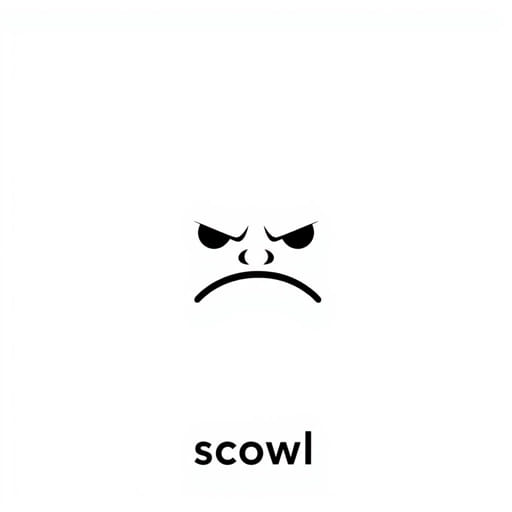 Use The Word Scowl In A Sentence