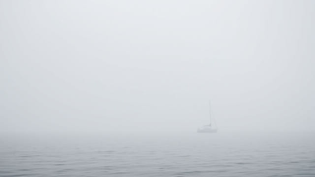 You Are Out On The Water In Foggy Conditions